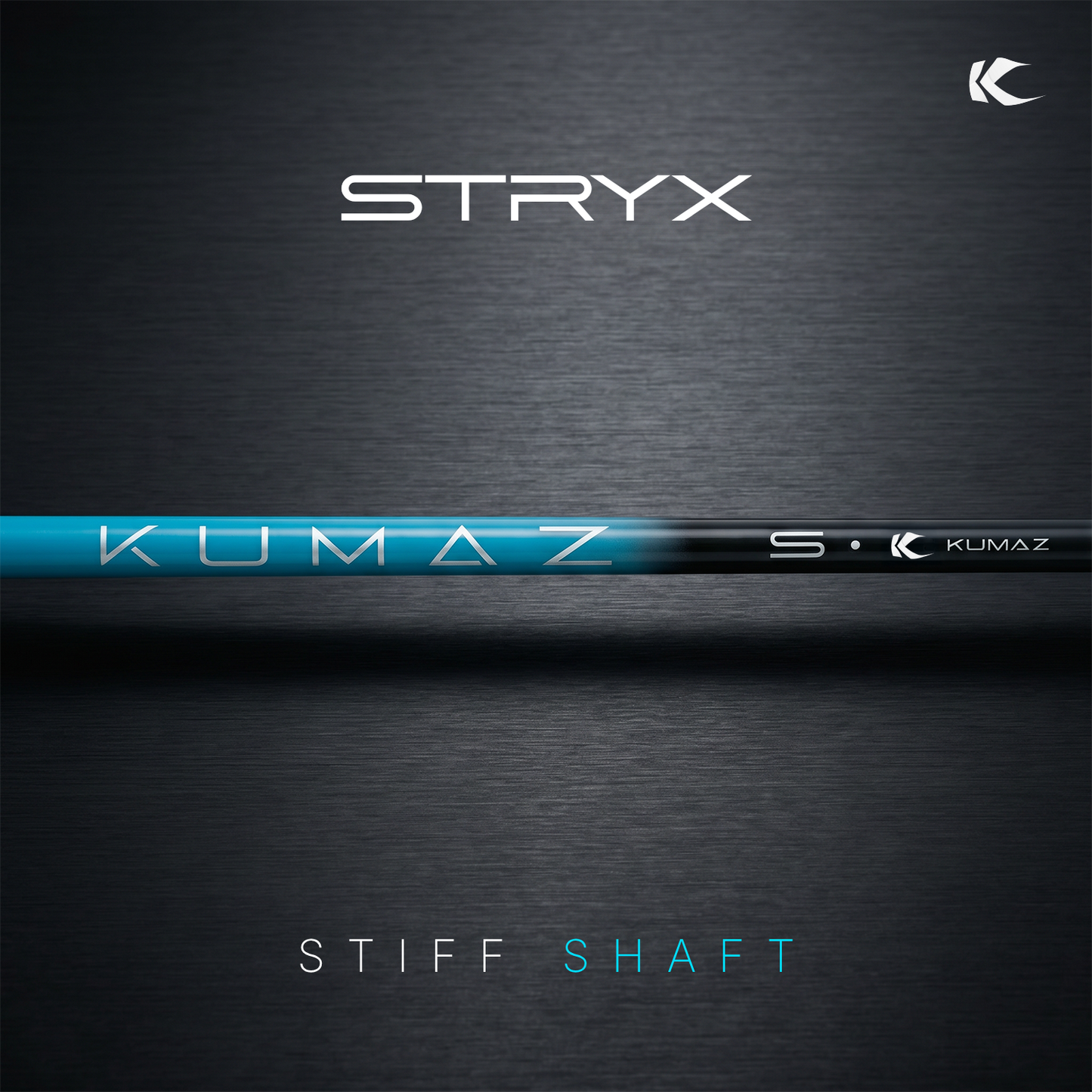 Grip del Wedge Kumaz STRYX Celestia color negro con azul