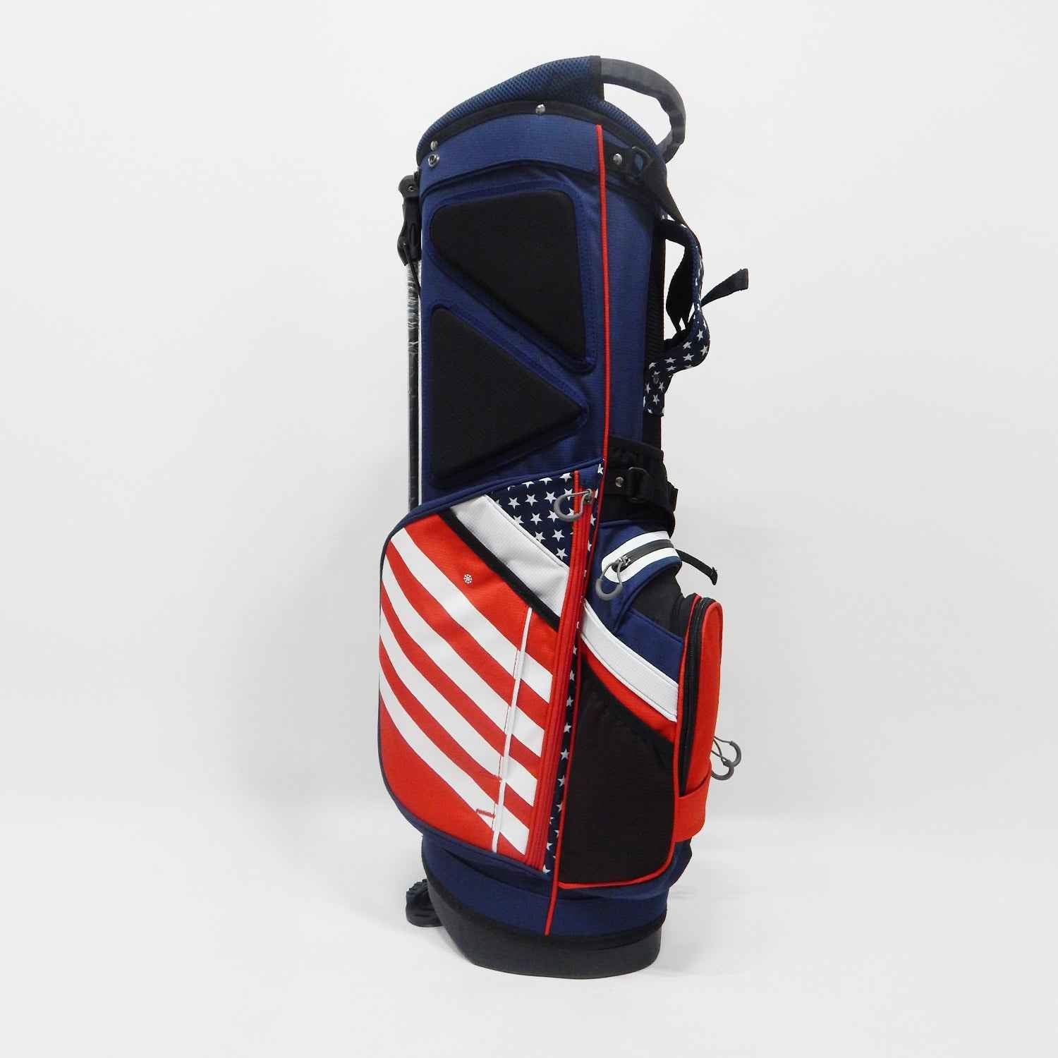 Vista lateral de la Bolsa de Golf Kumaz STAR Stand Bag