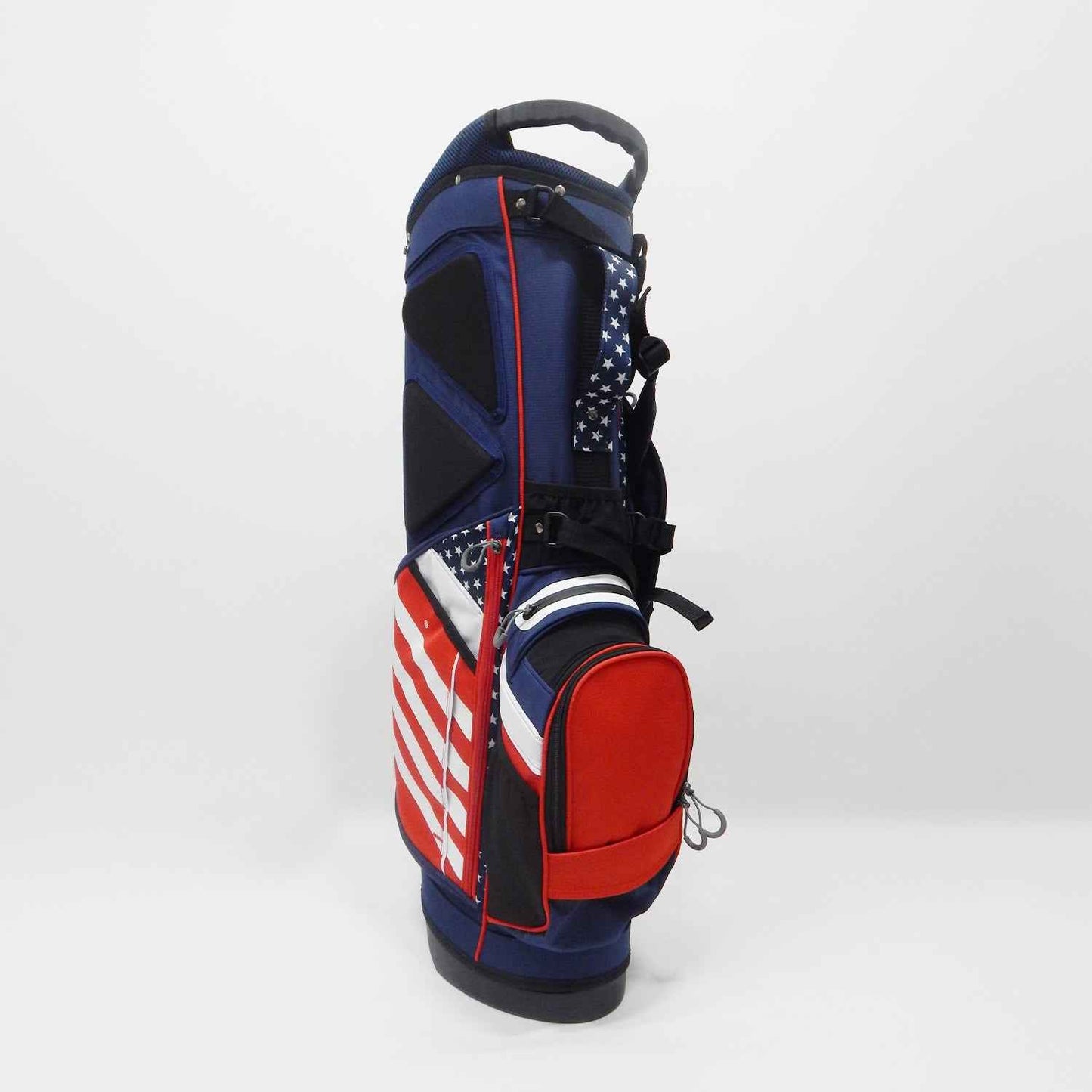 Vista trasera de la Bolsa de Golf Kumaz STAR Stand Bag con doble correa